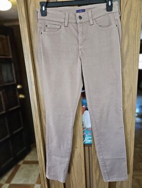 NYDJ Sz 4 Tan Alina Legging Jeans